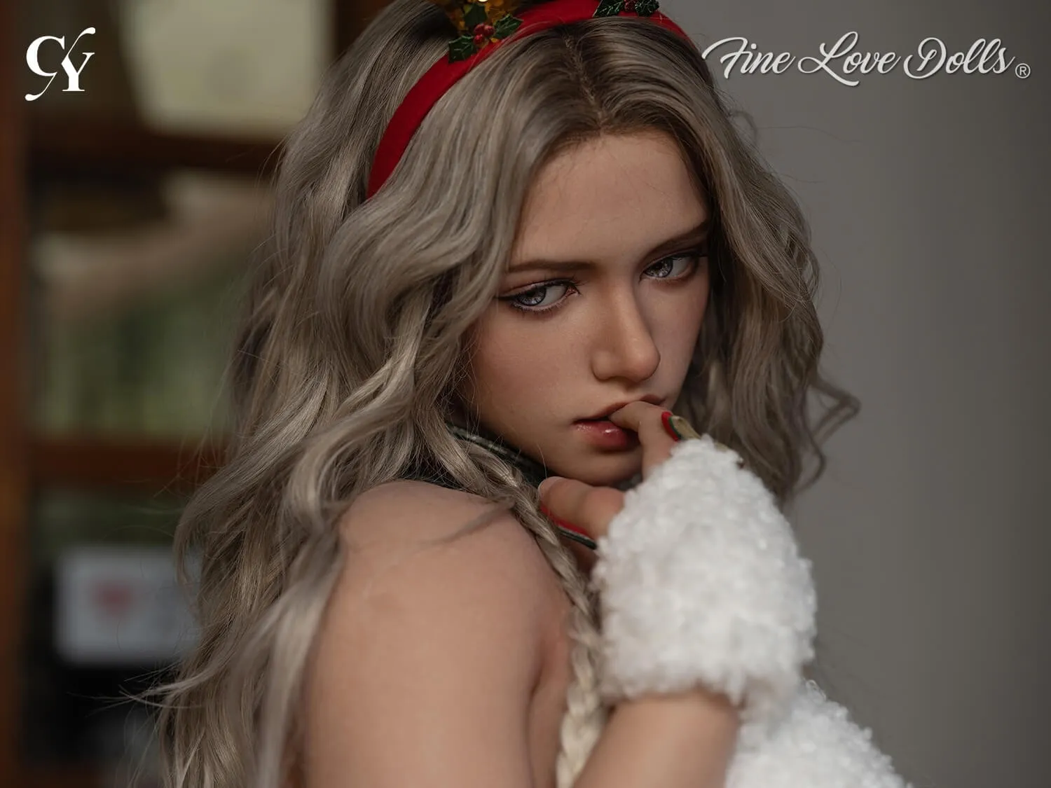 Polly xmas top cy doll 176cm 5ft9 32D hybrid sex doll finelovedolls (6)
