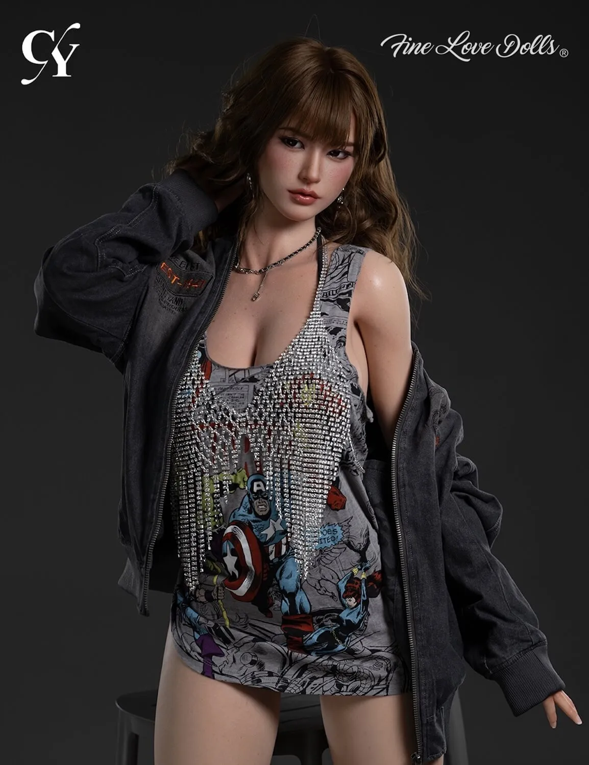 Yuki top cy doll 168cm 5ft6 28E cup hybrid sex doll finelovedolls